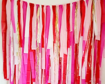 Fringe backdrop,streamer backdrop,Bachelorette party backdrop,birthday party backdrop,Bachelorette,pink finge backdrop,valentines day,pink