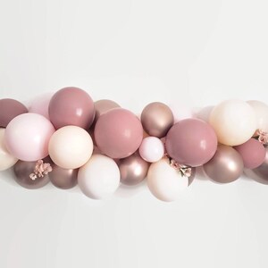 Balloon Garland,DIY balloon Garland kit,Mauve balloon Garland,rose balloon Garland, Balloon arch,Dusty rose balloon,Bridal shower balloon