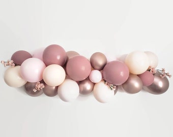 Balloon Garland,DIY balloon Garland kit,Mauve balloon Garland,rose balloon Garland, Balloon arch,Dusty rose balloon,Bridal shower balloon