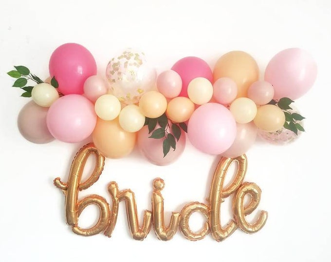 Pink Balloon Garland,blush balloon Garland,pink and gold balloon Garland,bridal shower balloon Garland,baby shower decorations,pink Garland