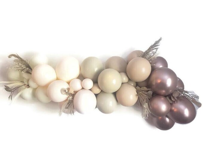 Nude Balloon Garland,DIY balloon Garland kit,Beige balloon Garland,Double cream,boho  balloon Garland,boho balloon arch,bridal shower decor