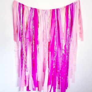 Pink backdrop,pink fringe backdrop,streamer backdrop custom backdrop ,tassel wall,pink birthday party,princess,Bachelorette party,pink
