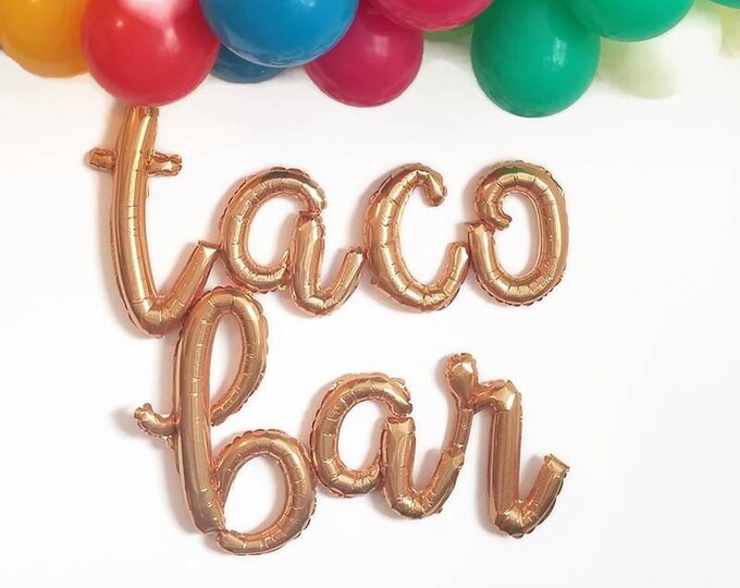 Taco bar balloons,fiesta party,taco party,fiesta,fiesta balloons,Cinco de Mayo,taco party decoration,taco twosday,taco Tuesday,taco bar