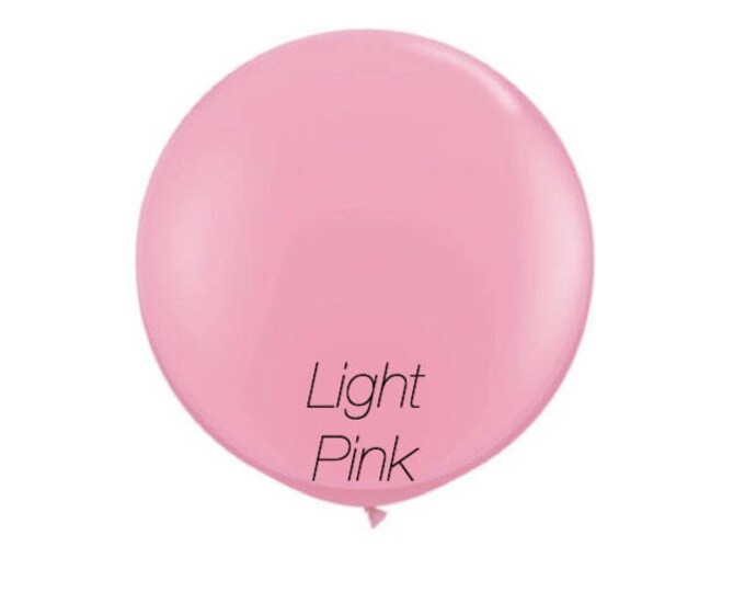 36 inch Light Pink jumbo balloon,giant party balloon,wedding balloon,Pink balloon,jumbo balloon,wedding balloon,baby shower decoration,Pink