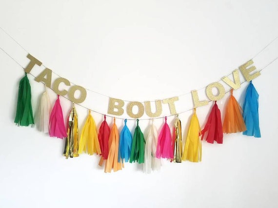 paper love tassel banner