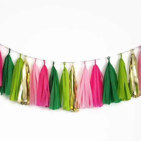 Pink Tassel Garland Etsy