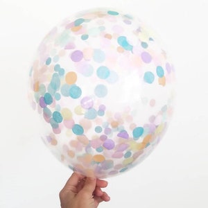 Confetti balloon,custom confetti balloons,pastel confetti balloons,rainbow confetti balloon,birthday confetti balloons,unicorn party decor