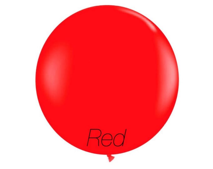 36 inch Red jumbo balloon,giant party balloon,wedding balloon,Red balloon,jumbo balloon,wedding balloon,baby shower decoration,Red