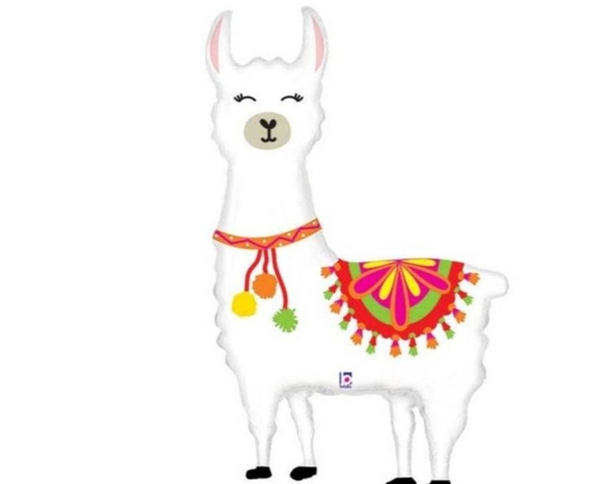 Llama balloon,giant llama balloon,fiesta balloon,llama party balloon,llama,45 in llama balloon,party balloon,mylar llama balloon,mylar llama