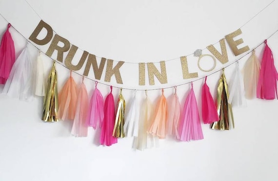 paper love tassel banner