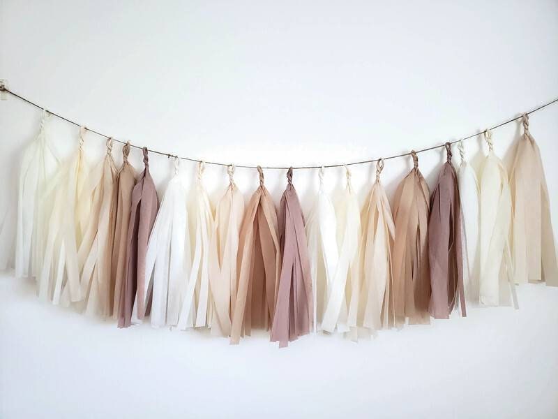 Tissue Paper Fringe Tassel Garland Wedding Party Baby ShowerDecor Photo  Backdrop