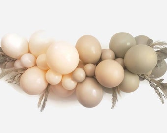 Beige Balloon Garland,DIY Balloon Garland kit,Nude balloon Garland,Double cream,boho  balloon Garland,boho wedding bridal shower,boho