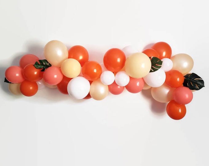 Balloon Garland,Little cutie balloon Garland,Little cutie baby shower,Orange balloon Garland,little cutie decorations,D.I.Y balloon Garland