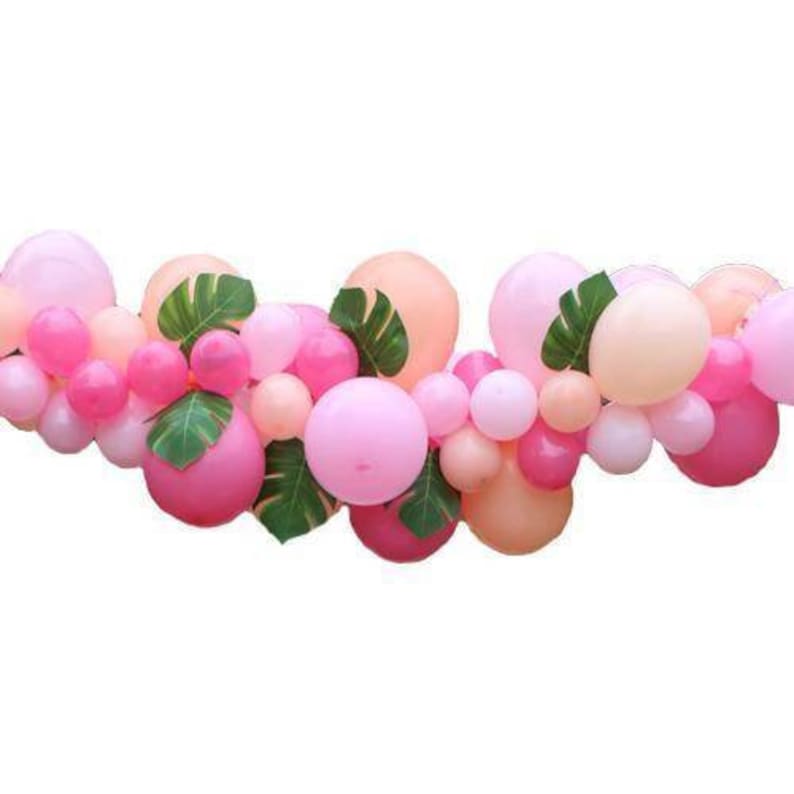 Pink Balloon Garland,blush balloon Garland,Custom balloon Garland,Pink DIY balloon Garland,DIY balloon Garland,flamingo party garland, pink image 1