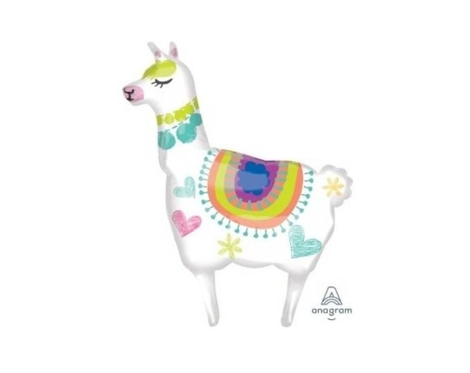 Llama XL balloon,llama balloon,llama party balloon,llama,llama decorations, fiesta balloon,mylar llama balloon,mylar llama,large llama