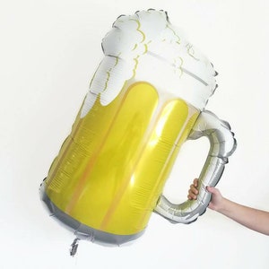 Beer balloon,beer mug  balloon,giant beer balloon,bachelor party,21st birthday,father's day,Mans party,cheers,beer,frosty mug,beer lover,