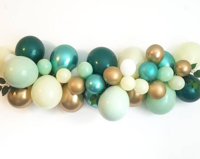 Eucalyptus balloon Garland,DIY balloon Garland,Sage green balloon Garland,Mint green balloon Garland,custom balloon Garland,eucalyptus party