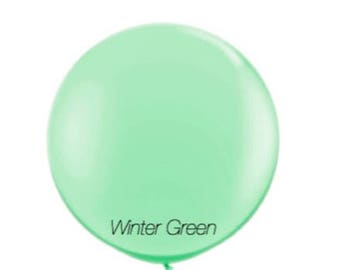 36 inch winter green jumbo balloon, giant party balloon,wedding balloon,mint balloon,mint green balloon,Baby shower decoration,party balloon