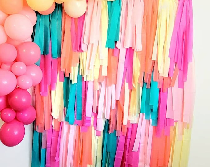 Bachelorette party backdrop,Fringe Backdrop,Custom backdrop,bachelorette  decoration,Teen girls party,photo backdrop,groovy party decor