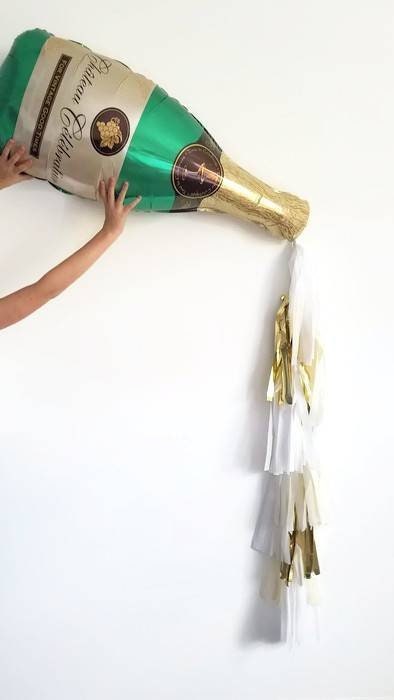 X18 – Big Clicquot / Chandon Champagne Bottle PVC Photo Booth Prop
