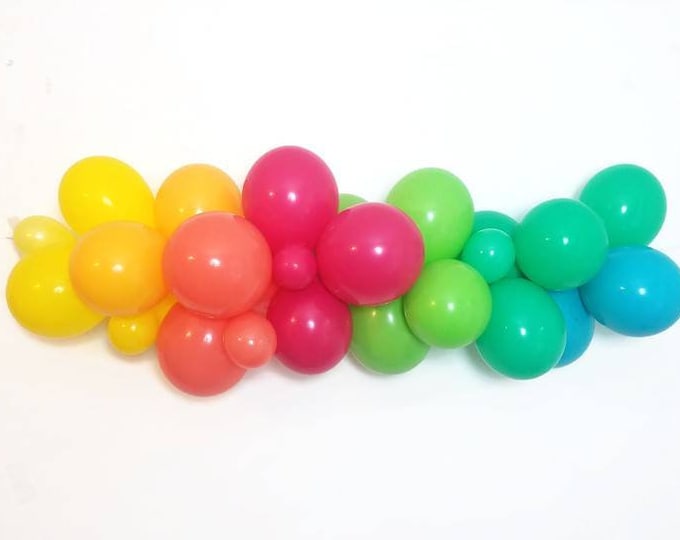 Rainbow balloon Garland,DIY balloon Garland kit,Rainbow Garland,Custom balloon Garland,Rainbow party,rainbow decorations,rainbow balloons