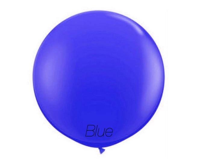 36 inch blue jumbo balloon,giant party balloon,Royal blue balloon,Birthday balloon,baby shower decoration,Boys party decoration,boy party