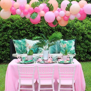 Pink Balloon Garland,blush balloon Garland,Custom balloon Garland,Pink DIY balloon Garland,DIY balloon Garland,flamingo party garland, pink image 2