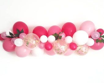 Balloon Garland,DIY balloon Garland kit,Pink balloon Garland,Complete balloon Garland kit.DIY balloon Garland,baby shower balloon garland