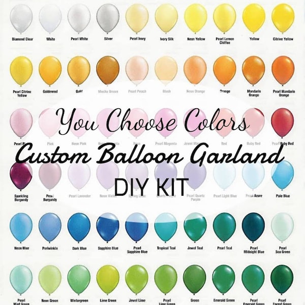 Balloon Garland,Balloon Garland kit,DIY balloon Garland, Custom balloon Garland, Design your own balloon Garland,Balloon arch,birthday