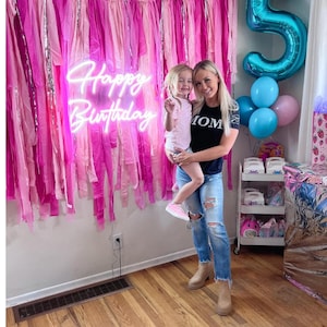 PINK fringe backdrop,streamer backdrop, Bachelorette party backdrop,birthday party backdrop,Streamer backdrop, custom fringe backdrop, photo