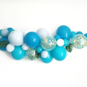 Balloon Garland,DIY balloon Garland kit,blue balloon Garland,Complete balloon Garland kit.DIY balloon Garland,blue balloons,birthday decor