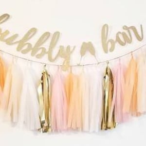 Bandera de bar bubbly, cartel de la barra de Bubbly, bar de burbujas, bar burbujeante de la boda, barra de champán, ducha nupcial, decoración de brunch, ideas de ducha de novia, recepción, bar
