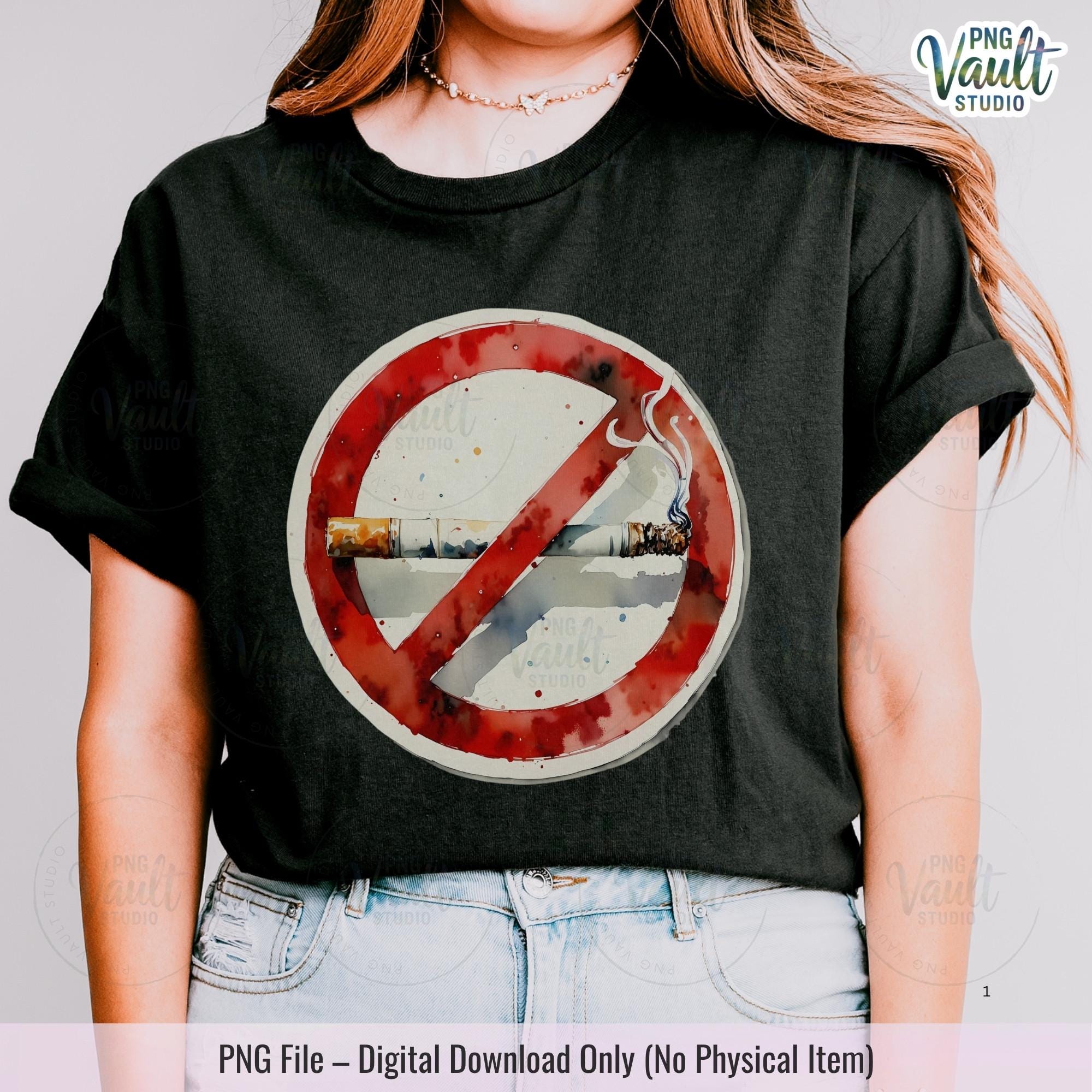 Camiseta no dejar de fumar - Etsy México, image size:2000x2000