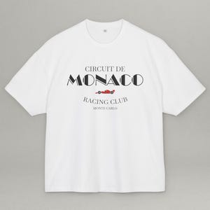 サーキット ド モナコ レーシング クラブ T シャツ、モンテカルロ モータースポーツ、サンデー レーシング クラブ フォーミュラ 1 T シャツ、美的 F1 シャツ、抹茶 T シャツ