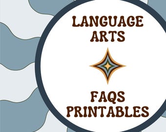 Language Arts FAQS - Quick Reference - Homeschool Printable