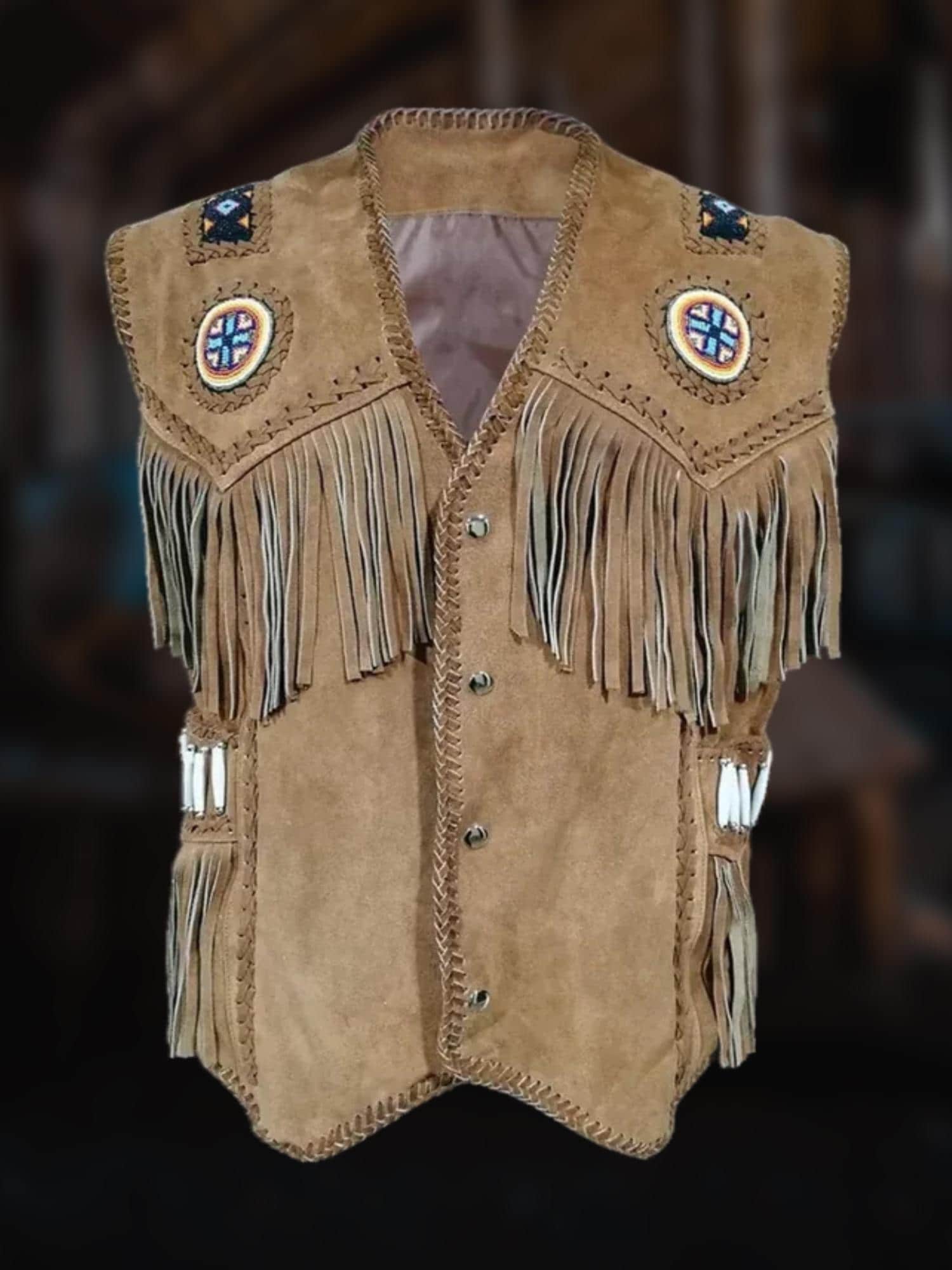 Fringed Waistcoat - Etsy UK