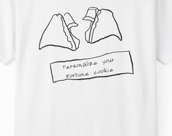 Spersonalizowana koszulka z ciasteczkiem z wróżbą: spersonalizowana koszulka z grafiką