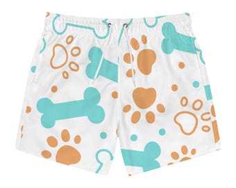 Zabawne kąpielówki z motywem psa: szorty plażowe dla miłośników zwierząt