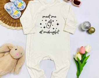 Meet Me At Midnight Baby Bodysuit, Swift Baby Gift, Swift One Piece, Cute Funny Baby Outfit, Baby Shower Gift,Baby Clothes,Baby Announcement