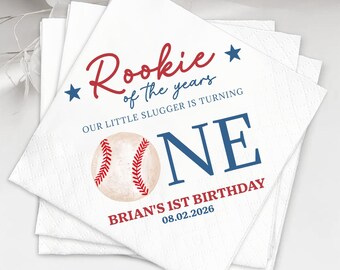 Basketball Birthday Napkins, Custom Sports Birthday Napkins, Personalized Kids Basketball Party Decor, Turning 5 Napkins