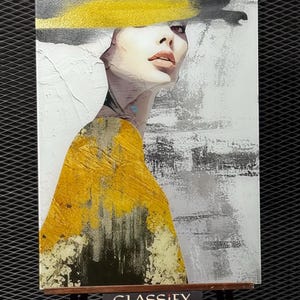 Abstract Woman Glass Wall Art, Modern Tempered Glass Decor, Minimalist Female Art, Contemporary Home Accent