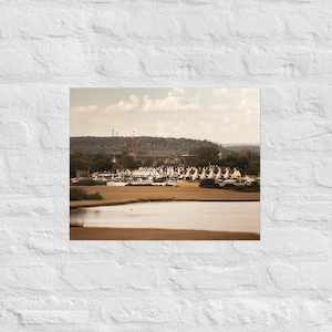 Christchurch Priory Coastal View Print | Dorset Landscape Wall Art | British Seaside Photography