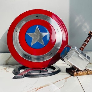 Kapitän Amerika Falke Schild - Legende Steve Rogers Schild - Schild Und Hammer - Stormbreaker Hammer - Thor Hammer - Beste Kombination Aller Zeiten
