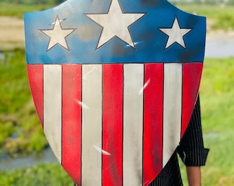 Captain America First Avenger Shield - Captain America Schadensschild - Captain America Heater Shield - Schild für Cosplay - Bestes Geschenk
