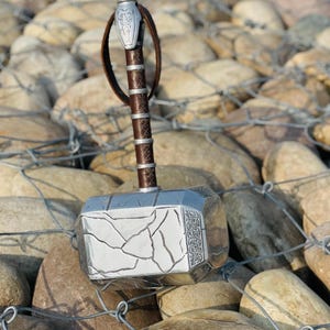 Thor Mjolnir Hammer - Thor Hammer - Fully Etching Thor Hammer - Asgardian Thor Hammer - Avengers Endgame Hammer - Best Gift