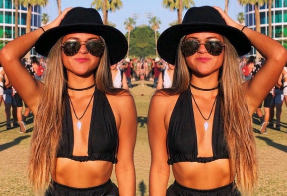 black bralette festival