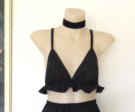 frilly bralette