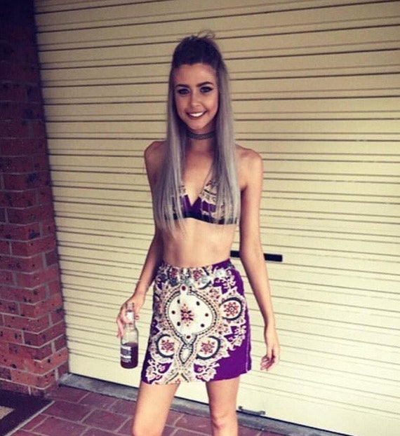 purple festival outfit