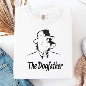 Comfort Colors Dog Dad Shirt, Dog Lover Shirt, Paw Shirt, Fathers Day Shirt, Gift For Dog Lover, Gift For Father, Funny Dog Shirt, Dog Gift
