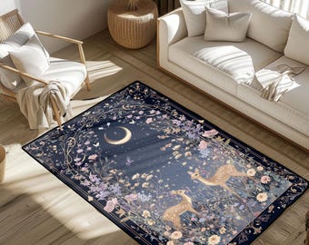 VINTAGE RUG フォークアート柄 マルチカバー ラグ スカンジナビアのフォークアート馬用ラグ、乗馬愛好家のための北欧